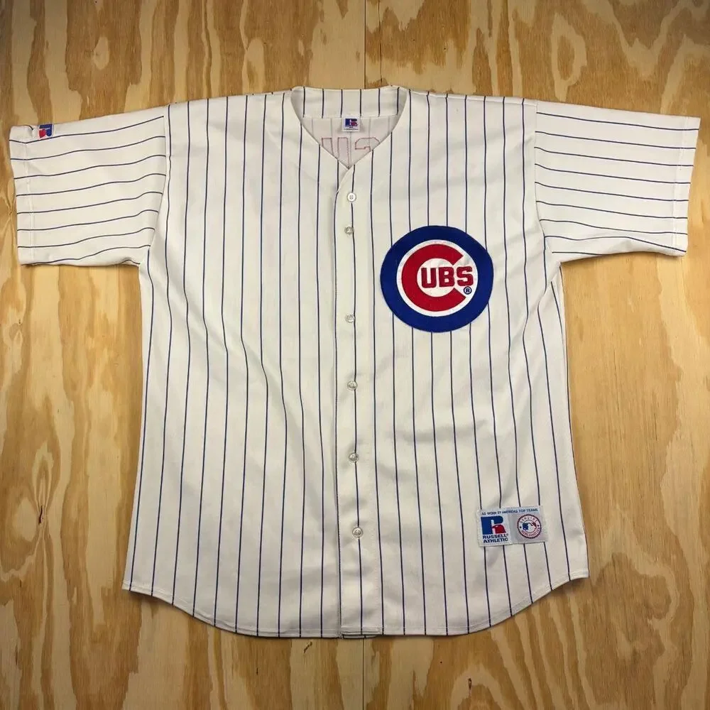 Vintage 90s Russell Athletic Chicago Cubs Home Baseball Jersey – Men’s XXL